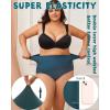 imageFINETOO Tummy Control Underwear for Women High Waisted Nylon Brief No Show Womens Bikini Seamless Panties 4pack SXXXLSet24pack
