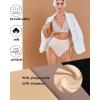imageFINETOO Women Underwear High Waisted Thongs Tummy Control Seamless Thongs Shapewear No Show Panties 4 Pack S3XLA4pack