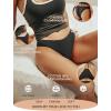 imageFINETOO Womens Underwear Cotton Bikini Rib Cheeky Panties Sexy Vshaped Waistband HipsterBlack  White  Floral Gray  Mocha Gray  Brick Yellow  Skin  Khaki  Light Khaki  Grape Purple