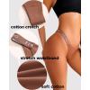 imageFINETOO Womens Underwear Cotton High Cut String Bikini Panties Low Rise Hipster Ladies Sexy Cheeky Underwear PackD6pack