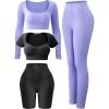 H Light Purple Black