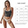 imageFINETOO 10 Pack Thongs for Women Cotton Underwear V String Breathable Stretch Hipster Sexy Thong Panties SXLThongs 10pack C