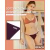 imageFINETOO 6 Pack G String Thongs for Women Cotton Panties Low Rise Stretch Tback Tangas Sexy Underwear Womens SXL