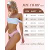 imageFINETOO 6 Pack Womens Underwear Cotton Cute Ribbed Low Rise Hipster Sexy Soft Bikini Panties for Women Cheeky SXXXLSeta6pack