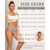 imageFINETOO 6 Pack Womens Underwear Cotton Cute Ribbed Low Rise Hipster Sexy Soft Bikini Panties for Women Cheeky SXXXLSetf6pack