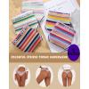 imageFINETOO Cotton Thongs for Women Sexy Soft Breathable Thong Underwear Low Rise Colorful Stripes Hipster Panties 5 Pack5pack a