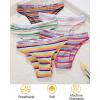 imageFINETOO Cotton Underwear for Women Cheeky High Cut Breathable Stretch Sexy Ladies Hipster Bikini Panties Pack SXLColorful 9pack C