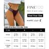 imageFINETOO Seamless Thongs for Women 6 Pack Sexy VWasit Womens Underwear No Show Tback Underwear for Women PantiesA 6 Packblack1 Purple1 Khaki1 Silver Blue1 Wine1 Pink1 