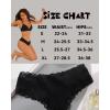 imageFINETOO Womens Cotton Underwear Sexy Lace Hipster Panties Soft Breathable Cotton Brazilian Bikini Ladies 6 PackBlackWhiteGreyRedBluePink