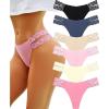 C 6 Pack(black*1 Pink*1 Nude*1 Ivory*1 Blue*1 Peach*1 )
