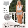 imageFINETOO Boyshort Underwear for Women Cotton Boxer Briefs Full Coverage Ladies BoyShorts Panties 5 PackA5pack
