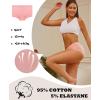 imageFINETOO Boyshort Underwear for Women Cotton Boxer Briefs Full Coverage Ladies BoyShorts Panties 5 PackB5pack