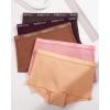imageFINETOO Boyshort Underwear for Women Cotton Boxer Briefs Full Coverage Ladies BoyShorts Panties 5 PackB5pack