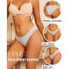 imageFINETOO 6 Pack Womens Underwear Seamless Bikini Panties Low Rise Cheeky Underwear Stretch Hipster Brief for LadiesC1 6 Packsblack1 Navy1 Wine1 Sky Blue1 Pink1 Violet1