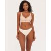 imageFINETOO 6 Pack Thongs for Women Seamless Hipster Low Rise Breathable Invisible Panties No Show Underwear XSXLBlackamber Brownchocolatelavendervanilla Iceapricot