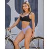 imageFINETOO 6 Pack Thongs for Women Seamless Hipster Low Rise Breathable Invisible Panties No Show Underwear XSXLBlackchocolateblack Floralgreyapricotlavender
