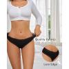 imageFINETOO Cotton Underwear for Women Lace Sexy Hipster Panties Womens Cheeky Pack 6 SXLBlack