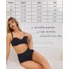 imageFINETOO Seamless Underwear for Women High Waisted No Show Panties Cheeky Bikini Breathable Briefs 6 PackT3