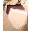 imageFINETOO Seamless Underwear for Women High Waisted No Show Panties Cheeky Bikini Breathable Briefs 6 PackT3