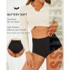 imageFINETOO Seamless Underwear for Women High Waisted Womens Underwear Cheeky Bikini No Show Briefs Ladies Panties 6 Pack6 Packblack1 Brown1 Orange1 Nude1 White1 Light Khaki1