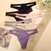 imageFINETOO Seamless Thongs for Women Sexy Underwear G String Tangas Invisible High Waisted No Show Panties 6 Pack SXL