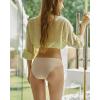 imageFINETOO 6 Pack Womens Seamless Hipster Underwear No Show Panties Invisibles Briefs Soft Stretch Bikini Underwears XSXLBeige
