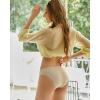 imageFINETOO 6 Pack Womens Seamless Hipster Underwear No Show Panties Invisibles Briefs Soft Stretch Bikini Underwears XSXLBlack  Beige  Khaki