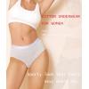 imageFINETOO Womens Underwear Cotton Hipster Sexy Panties Full Coverage Briefs Stretch Bikinis Comfortable Cheeky 6 PackColor B