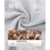 imageFINETOO Womens Underwear Cotton Hipster Sexy Panties Full Coverage Briefs Stretch Bikinis Comfortable Cheeky 6 PackColor D
