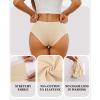 imageFINETOO Womens Underwear Cotton Hipster Sexy Panties Full Coverage Briefs Stretch Bikinis Comfortable Cheeky 6 PackColor a
