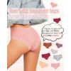 imageFINETOO 6 Pack Cotton Underwear for Women Cute Bikini Panties Sexy Lace Waist Briefs Soft Breathable Womens Cheeky SXXLBlackkhakilight Khakiredgreypink