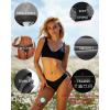 imageFINETOO Underwear for Women Lace Sexy Hipster V Cut No Show Bikini Panties Seamless Cheeky 5 Pack SXL