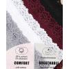 imageFINETOO Womens Underwear Cotton Bikini Underwear for Women Lace Wasit Hipster Panties Soft Breathable Briefs 6 PackA 6 Pack Black1 White1 Pink1 Purple1 Grey1 Khaki1