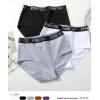 imageFINETOO Womens Cotton Underwear High Waisted Briefs for Women with Elastic Waistband Full Coverage Ladies Panties 5 Pack5packblack1 White1 Grey1 Purple1 Brick Yellow1