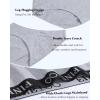 imageFINETOO Womens Cotton Underwear High Waisted Briefs for Women with Elastic Waistband Full Coverage Ladies Panties 5 Pack5packblack1 White1 Grey1 Purple1 Brick Yellow1