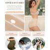 imageFINETOO Womens Light Tummy Control Shapewear Underwear High Waisted Seamless Panties Girdle Full Coverage Postpartum BriefsBlack