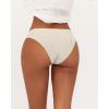 imageFINETOO 6 Pack Womens Seamless Hipster Underwear No Show Panties Invisibles Briefs Soft Stretch Bikini Underwears XSXLIvory