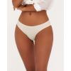 imageFINETOO 6 Pack Womens Seamless Hipster Underwear No Show Panties Invisibles Briefs Soft Stretch Bikini Underwears XSXLIvory