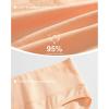 imageFINETOO Womens Underwear Mid Rise Cotton Panties Soft Stretch Ladies Briefs Comfortable Underwear women Pack 5A Packs