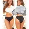 imageFINETOO Womens Underwear Mid Rise Cotton Panties Soft Stretch Ladies Briefs Comfortable Underwear women Pack 5B Packs