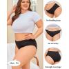 imageFINETOO Womens Underwear Mid Rise Cotton Panties Soft Stretch Ladies Briefs Comfortable Underwear women Pack 5B Packs