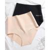 imageFINETOO Tummy Control Shapewear for Women Seamless Body Shaper Underwear High Waisted Panties Moderate Shaping Briefs S3XLA2pack
