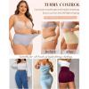 imageFINETOO Womens Tummy Control Shapewear Underwear High Waisted Seamless Panties Girdle Full Coverage Postpartum BriefsBlackbeigeblue