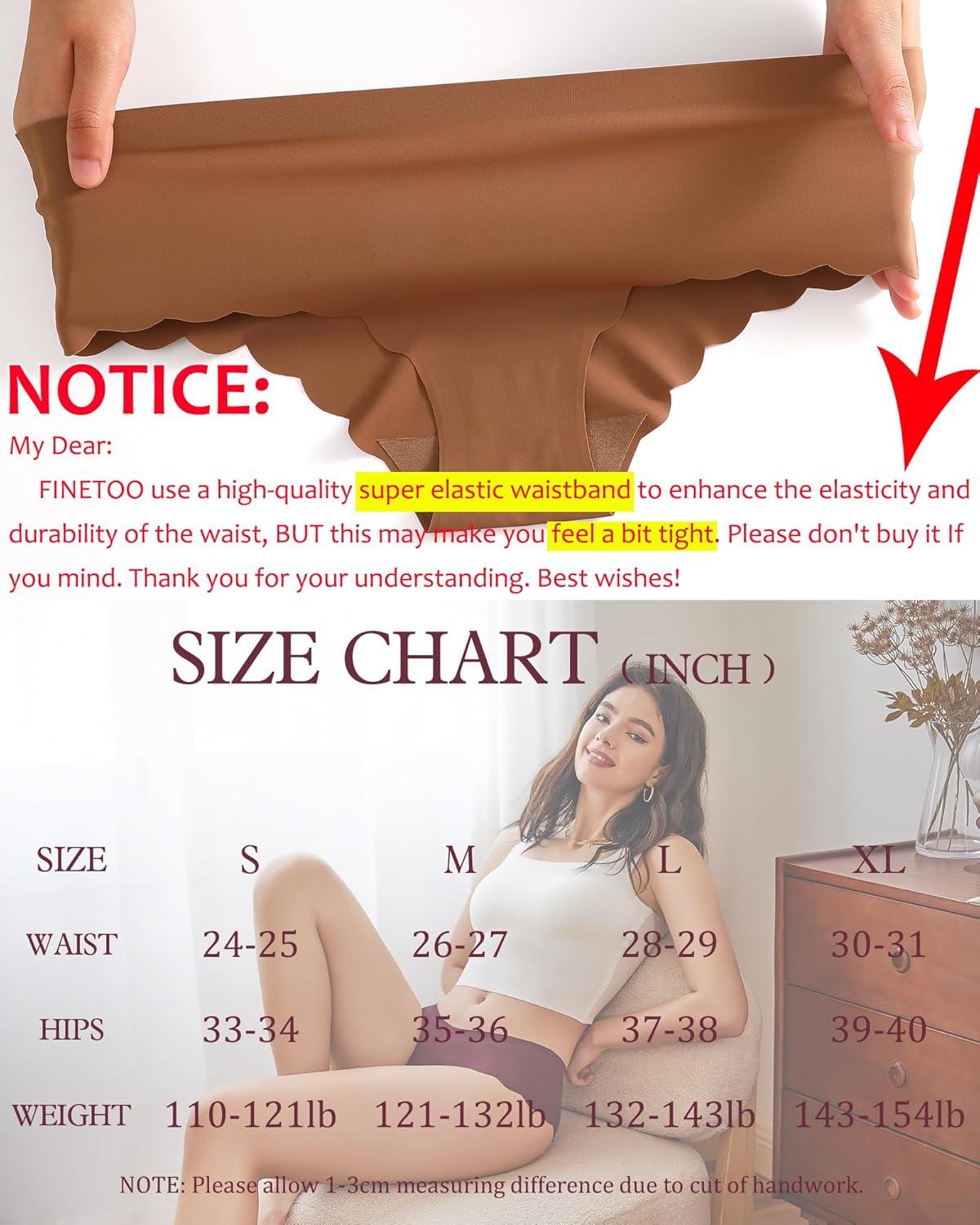 image6 pack Seamless Underwear for Women Sexy Low Rise Hipster Wave Edge No Show Bikini Panties Womens Cheeky SXLBlack2brown2coffee2