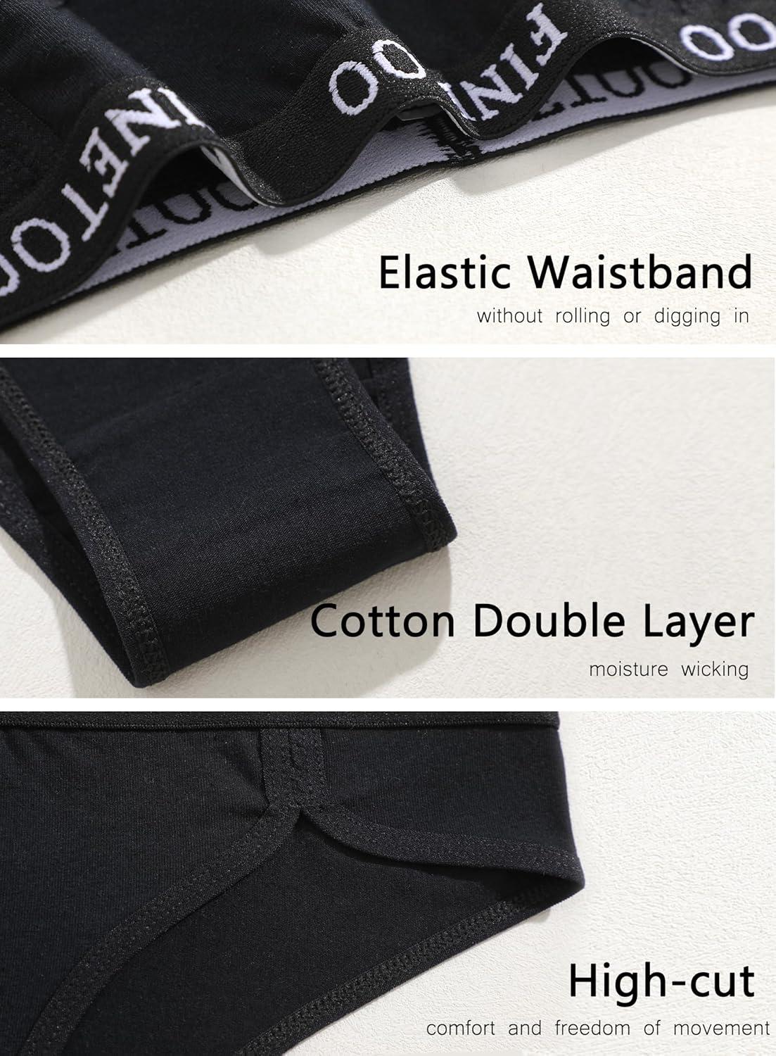 imageCotton Underwear for Women Cheeky Panties Sexy Hipster Bikini Underwear Elastic Waistband Stretch Briefs 5 PackEnude5 Pack