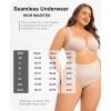 imageFINETOO Womens Underwear Seamless High Waisted Underwear for Women Silky No Show Briefs Breathable Panties for LadiesC 6pack