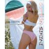 imageCotton Underwear for Women Sexy Low Rise Ribbed Hipster Breathable Soft Womens Bikini Panties Cheeky S3XLBlack