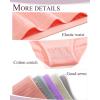 imageCotton Underwear for Women Sexy Low Rise Ribbed Hipster Breathable Soft Womens Bikini Panties Cheeky S3XLSeta9pack