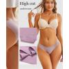 imageFINETOO Sexy Underwear for Women Lace Boyshorts Seamless Cheeky Panties for Women