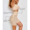 imageFINETOO Tummy Control Shapewear for Women Seamless Body Shaper underwear Smooth Girdle Under DressBeige